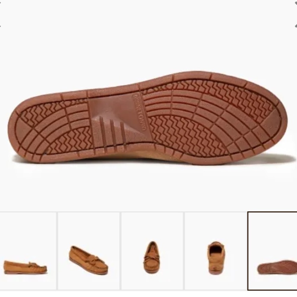 Minnetonka women’s Tie Slip On 8.5 - Picture 5 of 6